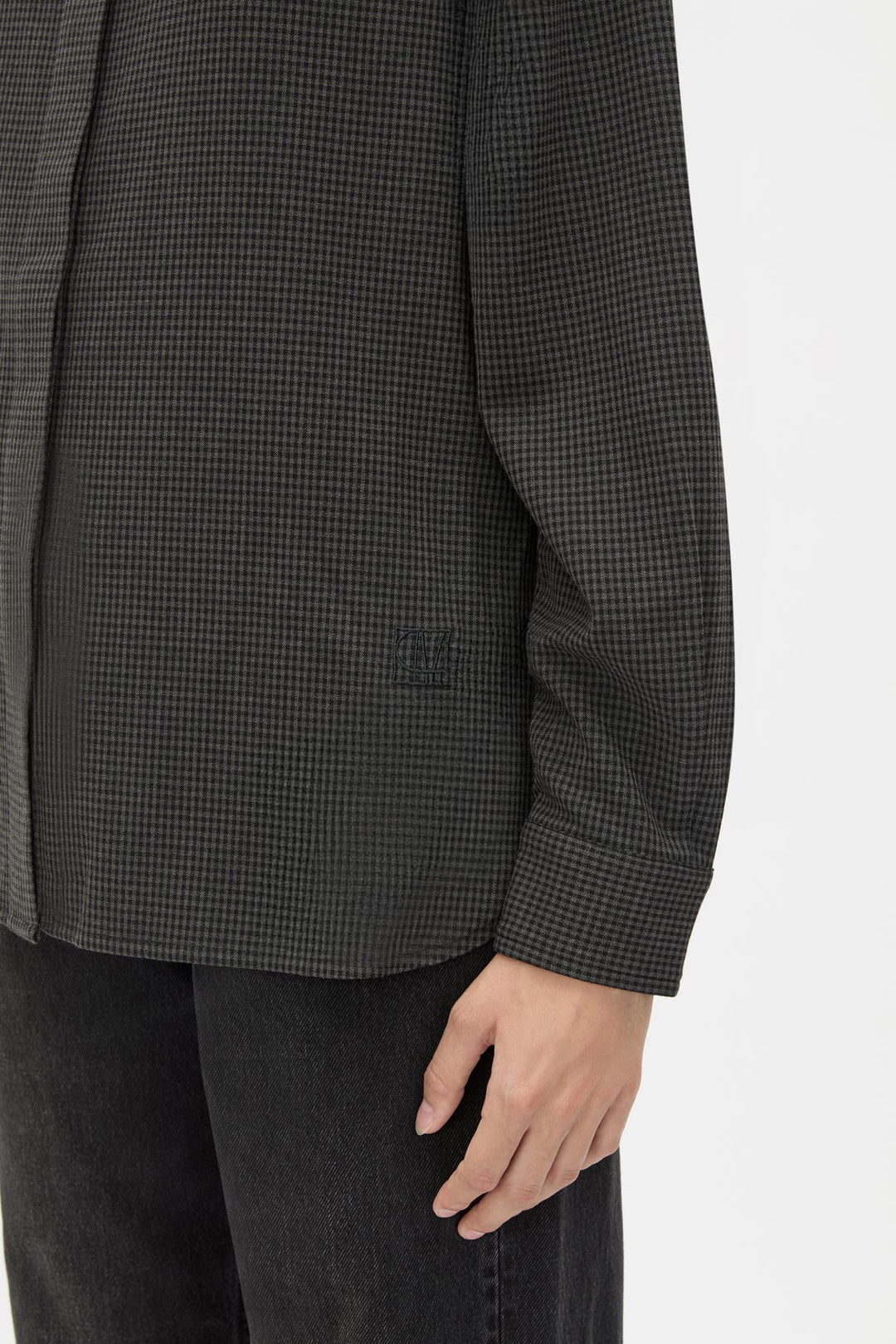 Genre Gingham Shirt - Steel