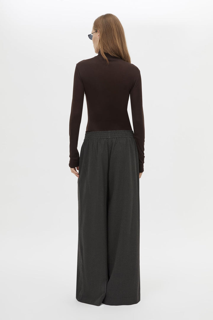 Genre Gingham Pant - Steel