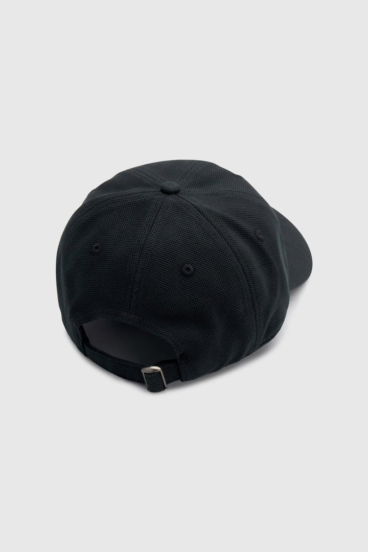 Isolde Embroidered Logo Cap - Black/White