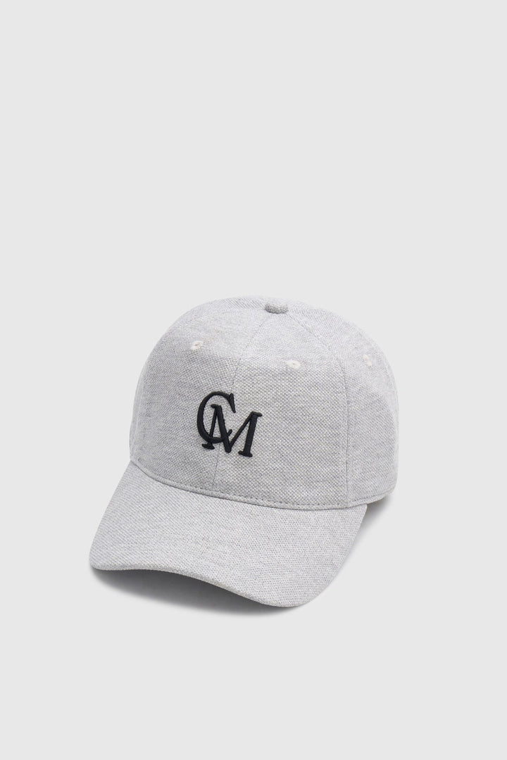 Isolde Embroidered Logo Cap - Grey Marle/Black