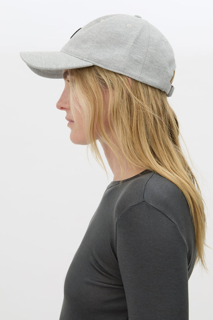 Isolde Embroidered Logo Cap - Grey Marle/Black