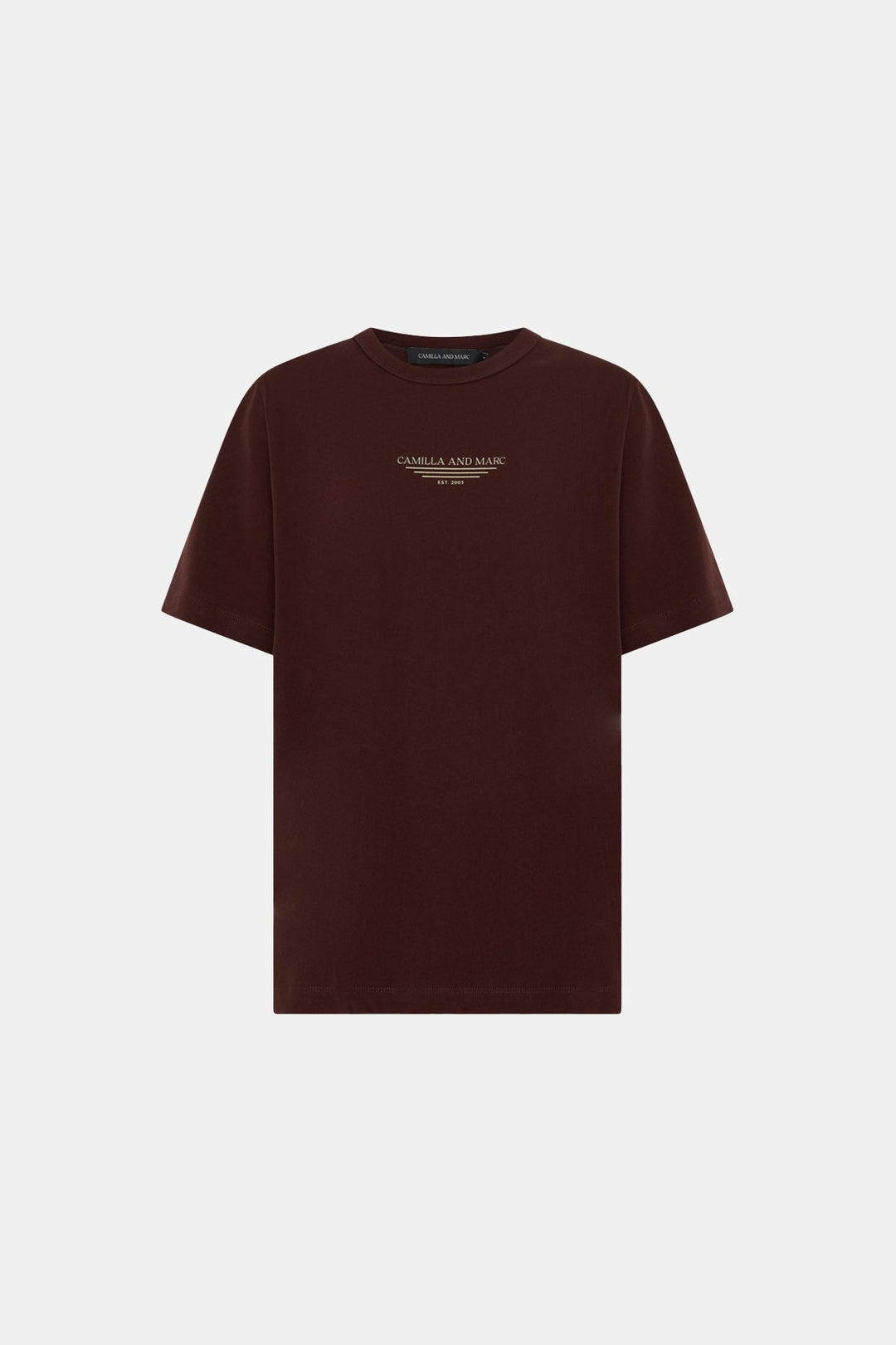 Janice Logo Tee - Chocolate
