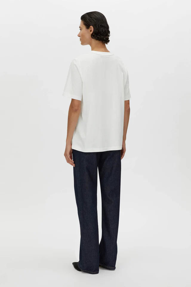 Karine Graphic Tee - Soft White