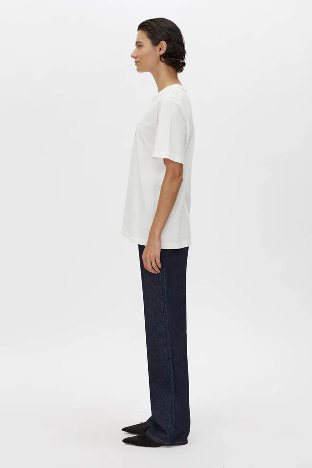 Karine Graphic Tee - Soft White