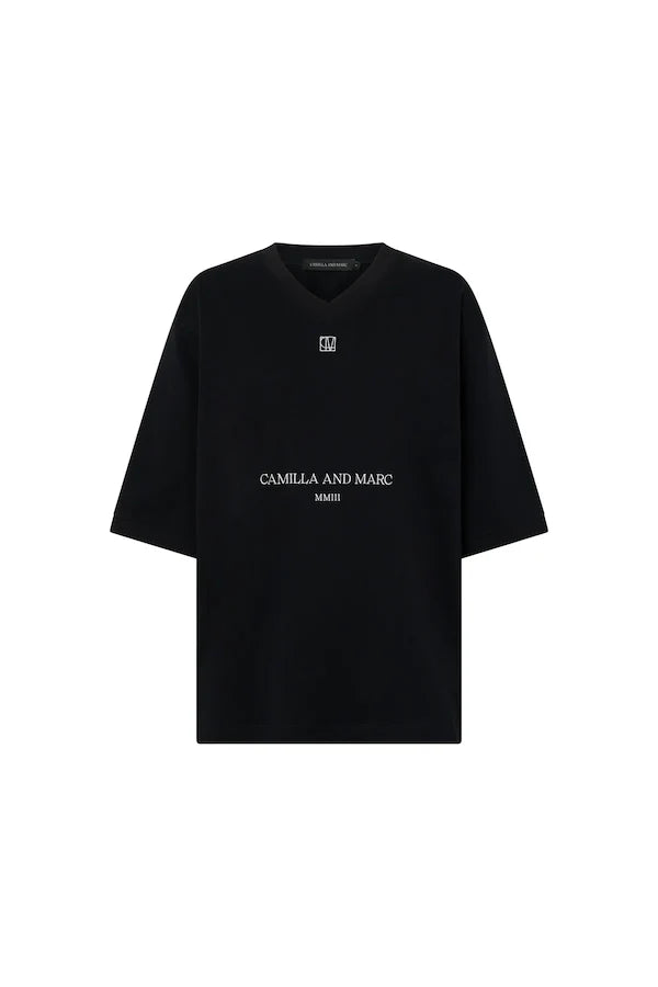 Larissa Logo Tee - Black