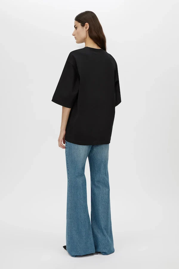 Larissa Logo Tee - Black