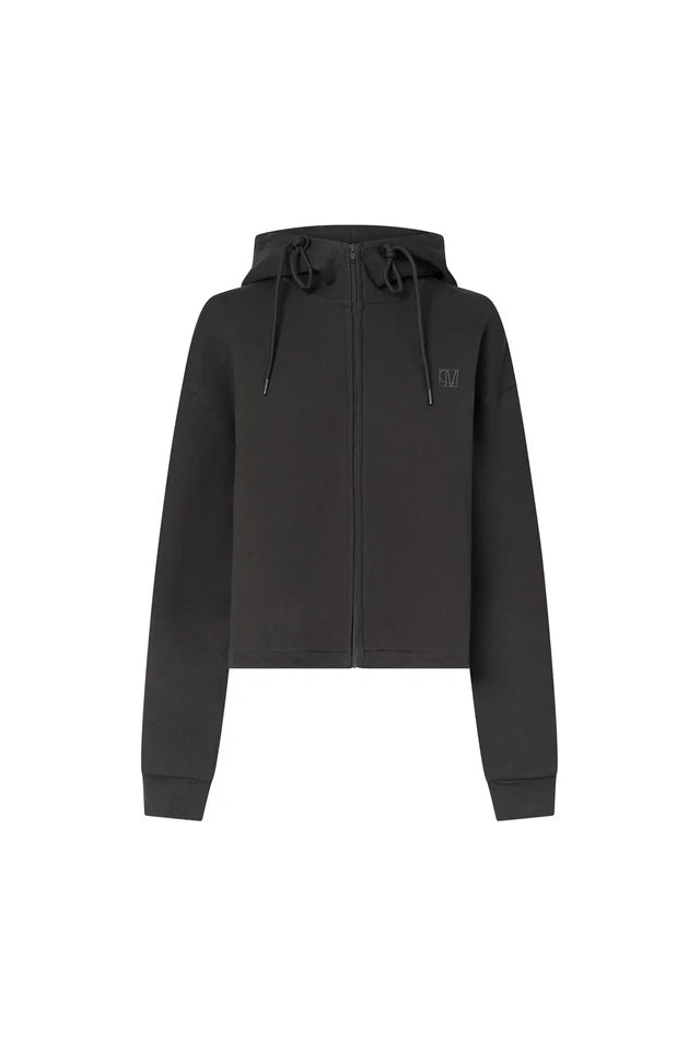 Lavande Zip Up Hoodie - Chicago Grey