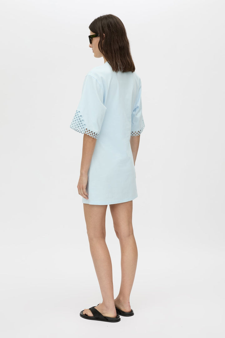 Lolani Mini Tee Dress - Ice Blue