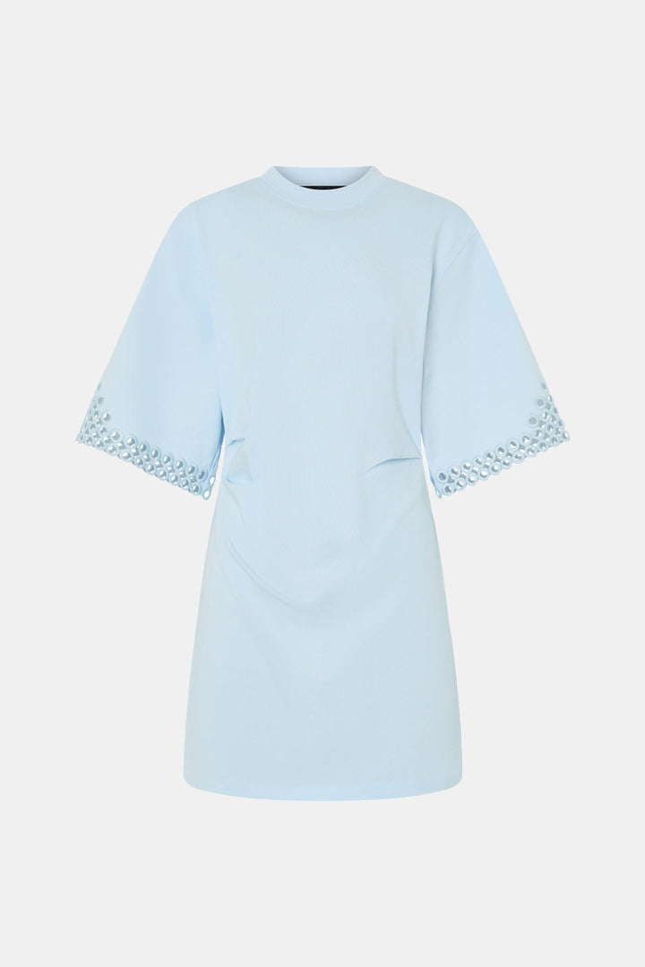 Lolani Mini Tee Dress - Ice Blue