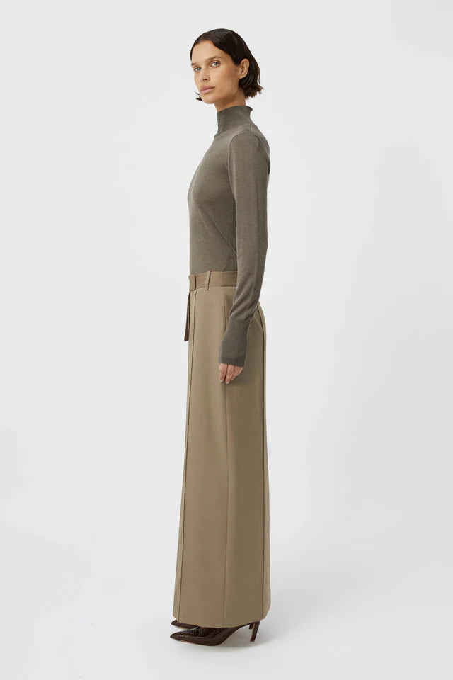 Madero Maxi Skirt - Khaki