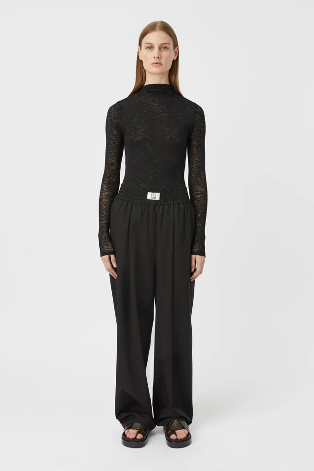 Matinee Long Sleeve Top - Black