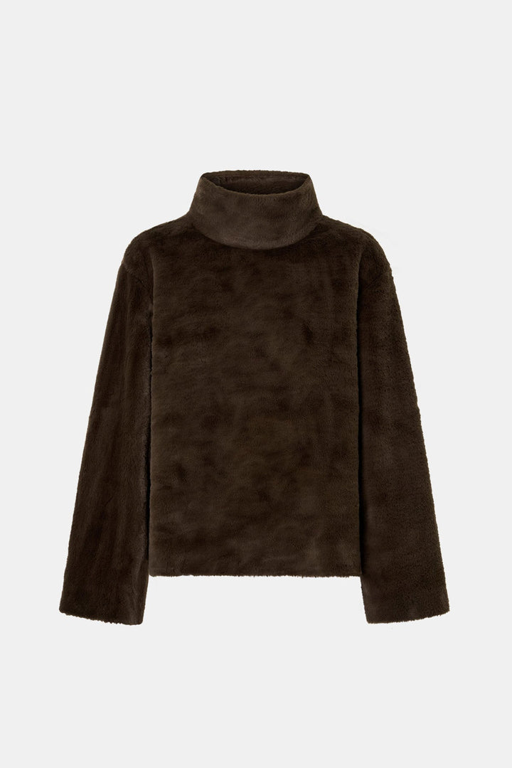 Nala Furry Pullover - Truffle