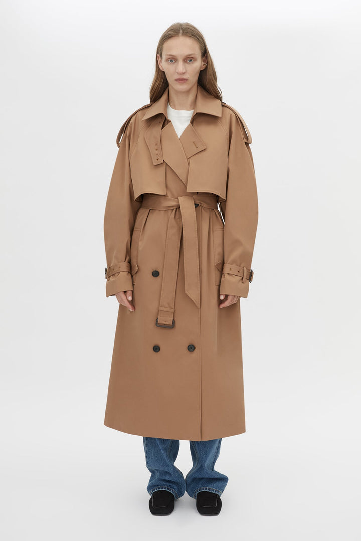 Nelle Trench Coat - Toffee