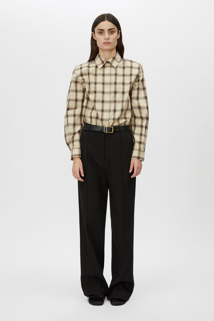 Pasphae Shirt - Ivory Check