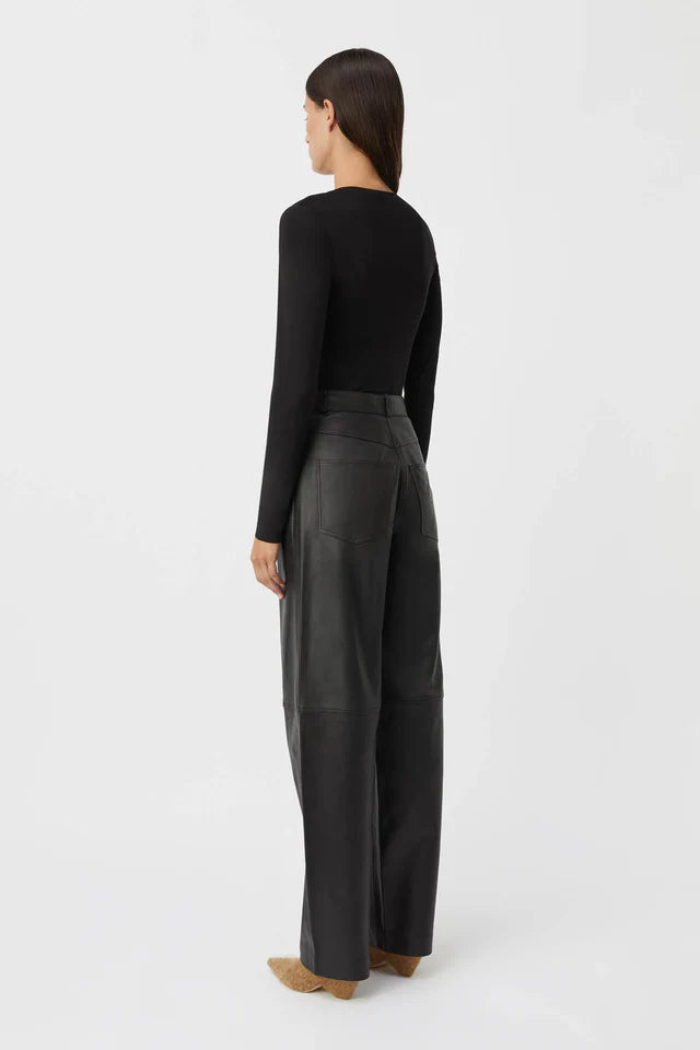Saint Knit Stocking Top - Black