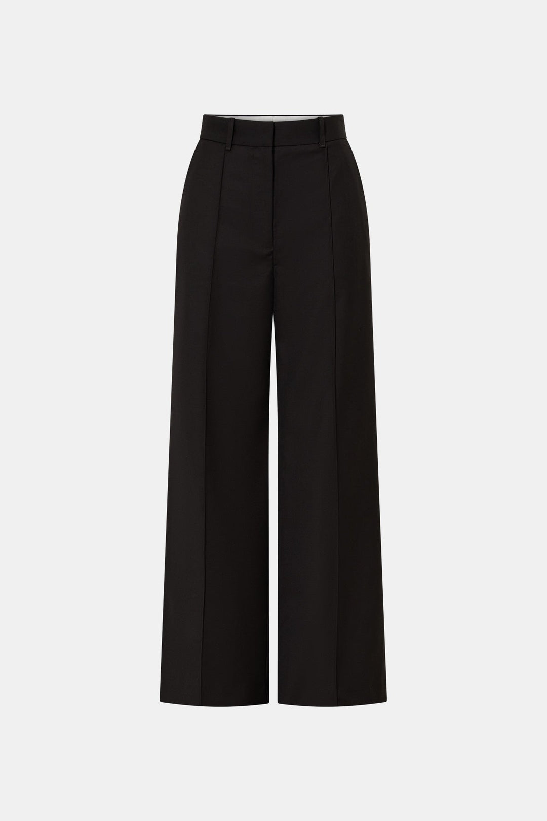 Saxony High Waisted Pant - Espresso Pindot