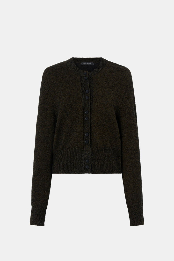 Soleo Textured Knit Cardigan - Cocoa - Mali Lane Boutique