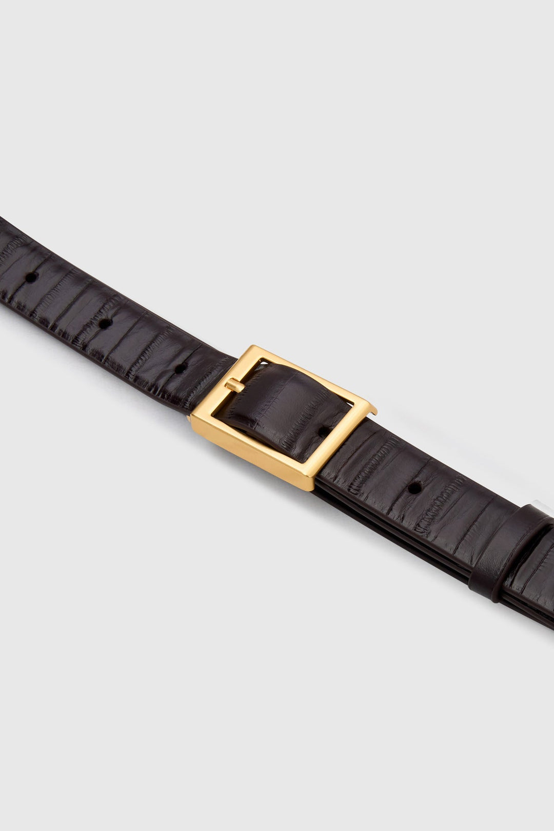 Sonny Eel Belt - Burgundy