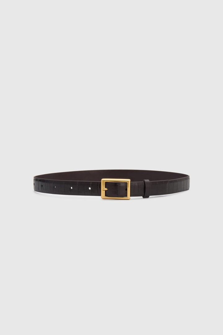 Sonny Eel Belt - Burgundy