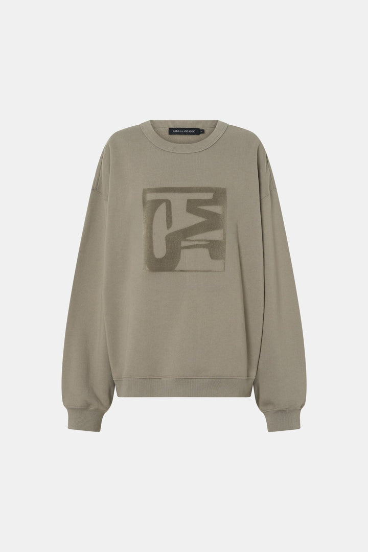 Sonora Flocked Tracksuit Top - Clay
