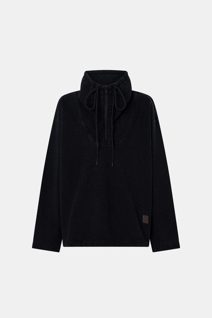 Sorrell Denim Fleece Pullover - Black