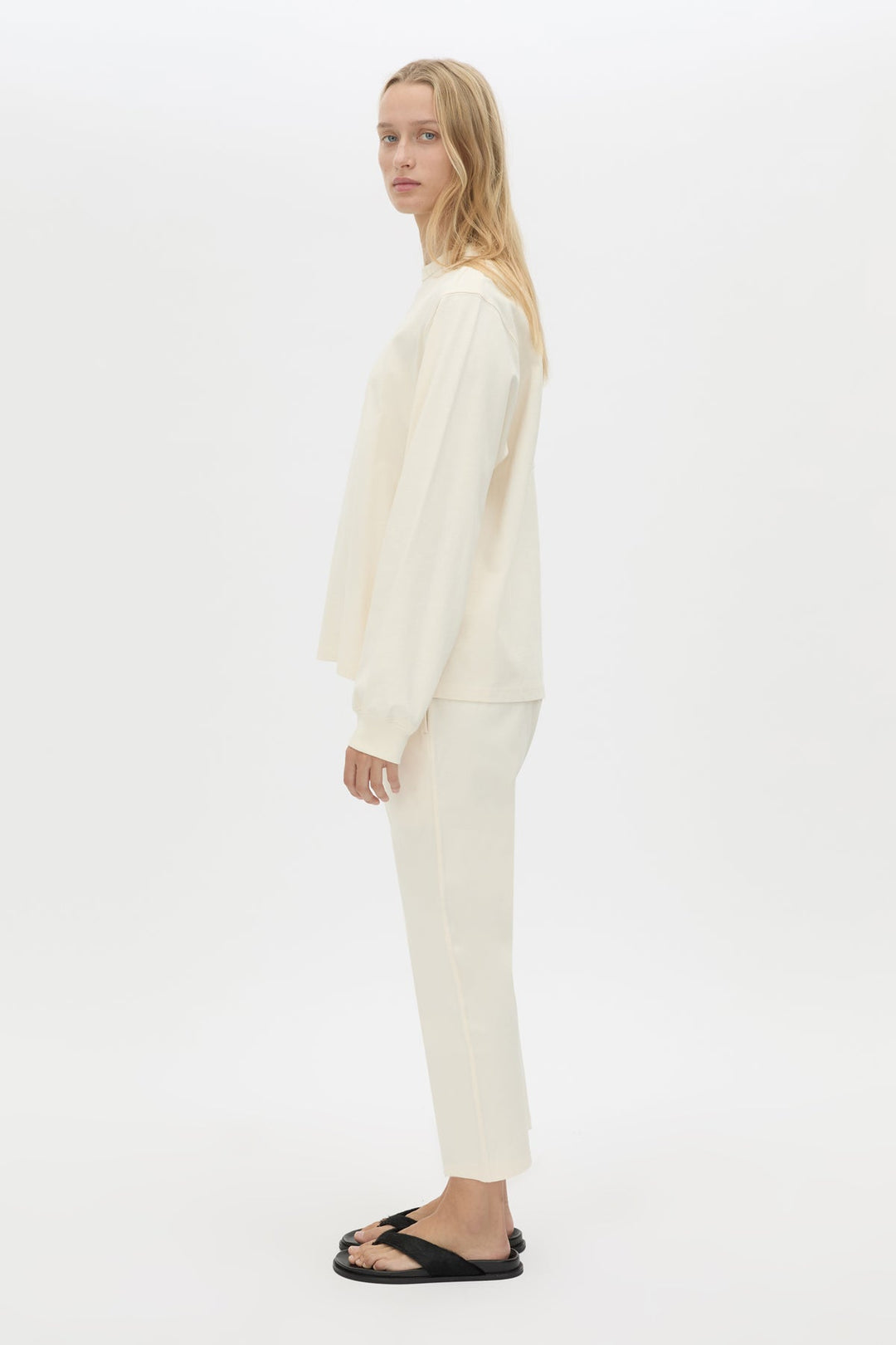 Studio Graphic LS Top - Winter White