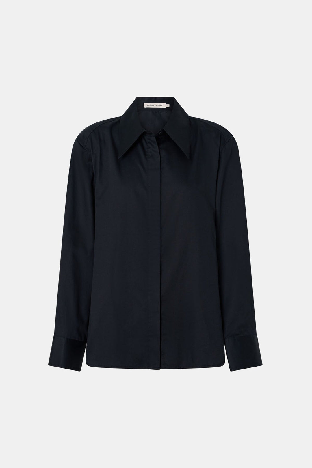 Tarn Fitted Long Sleeve Shirt - Black