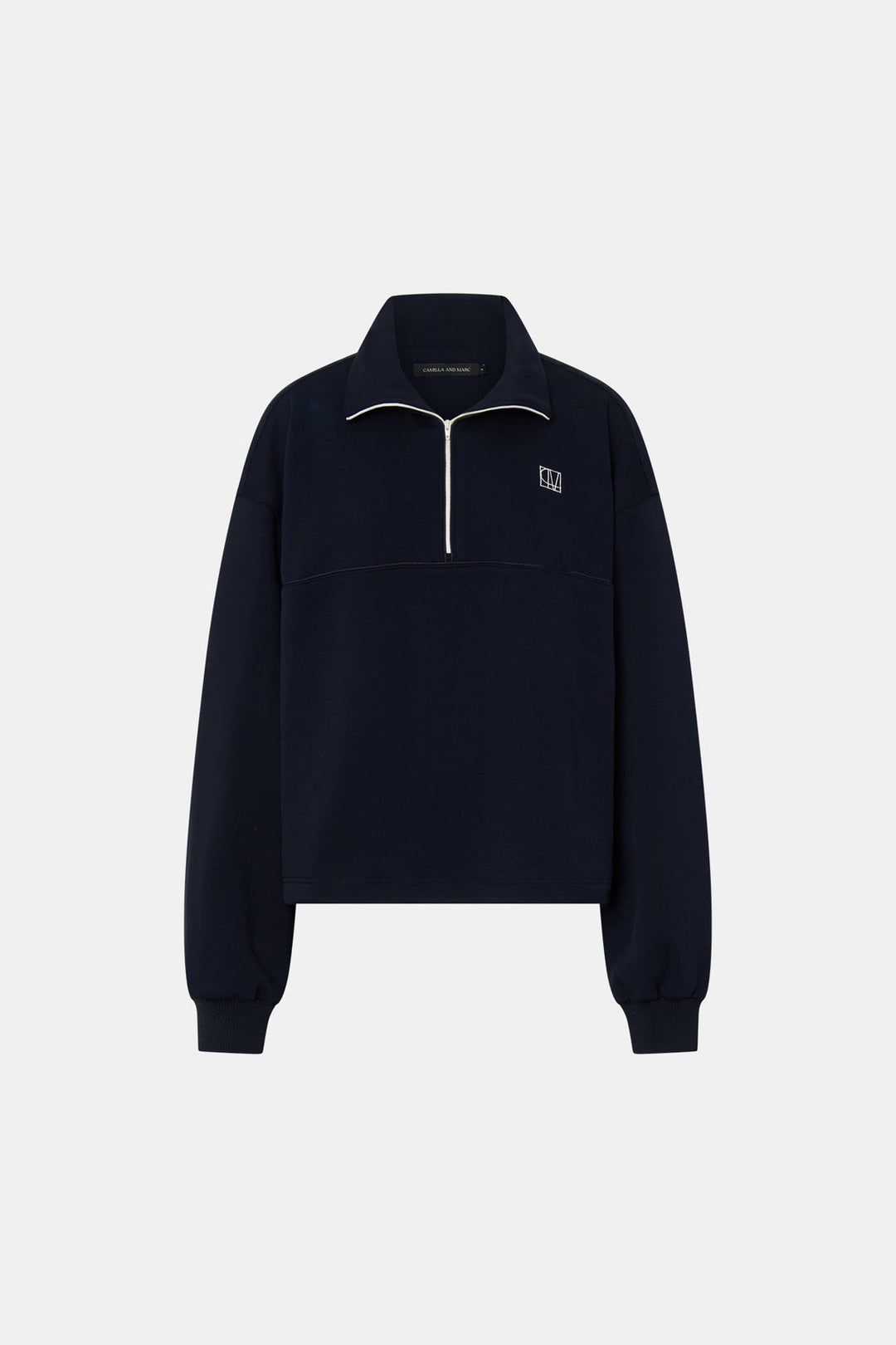 Zylus Sweater - Navy/White