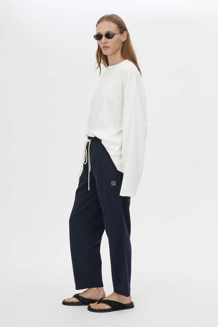 Zylus Track Pant - Navy/White