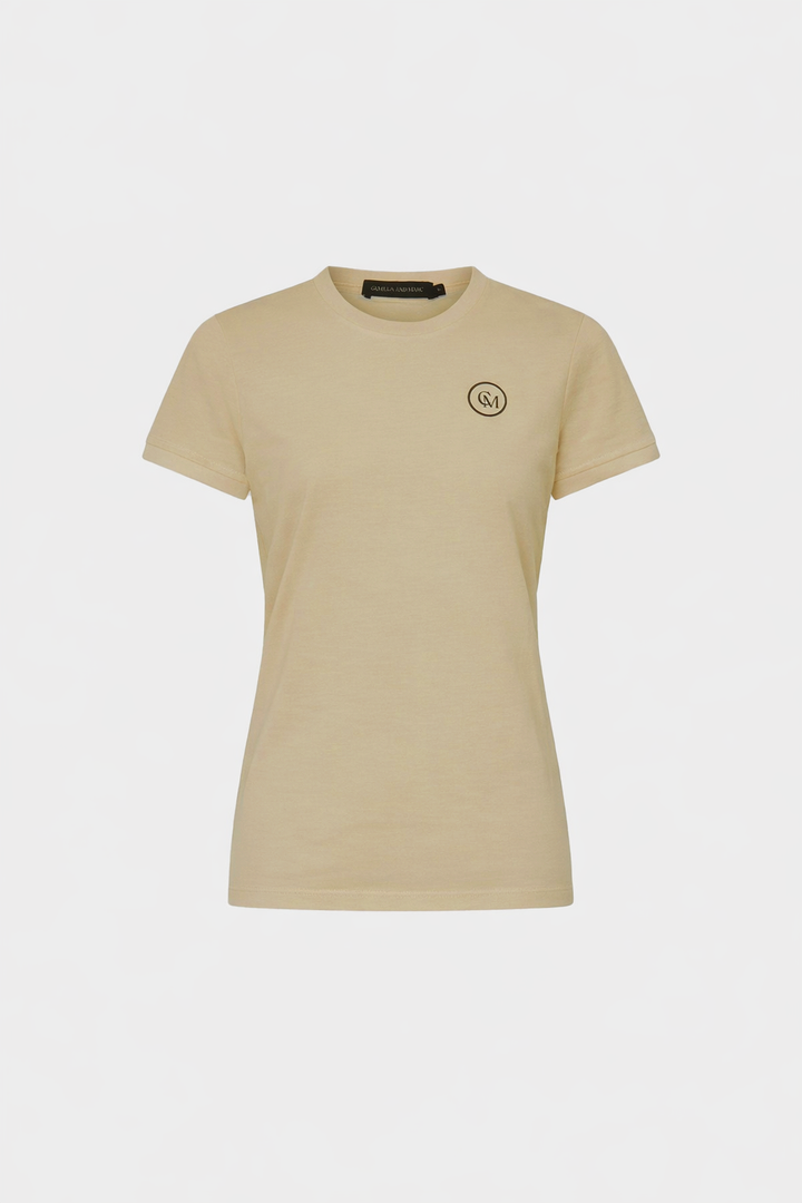 Bonnie Fitted Graphic Tee - Birch