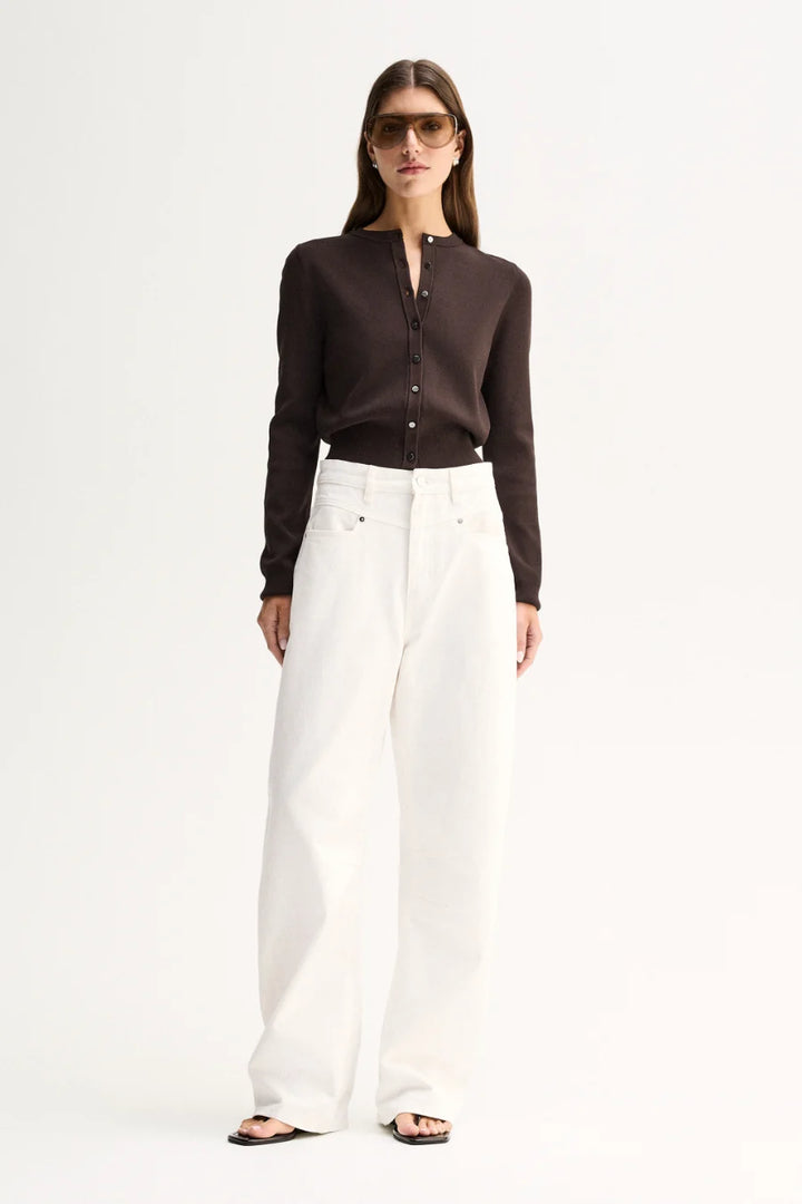 Penny Knit Cardigan - Chocolate