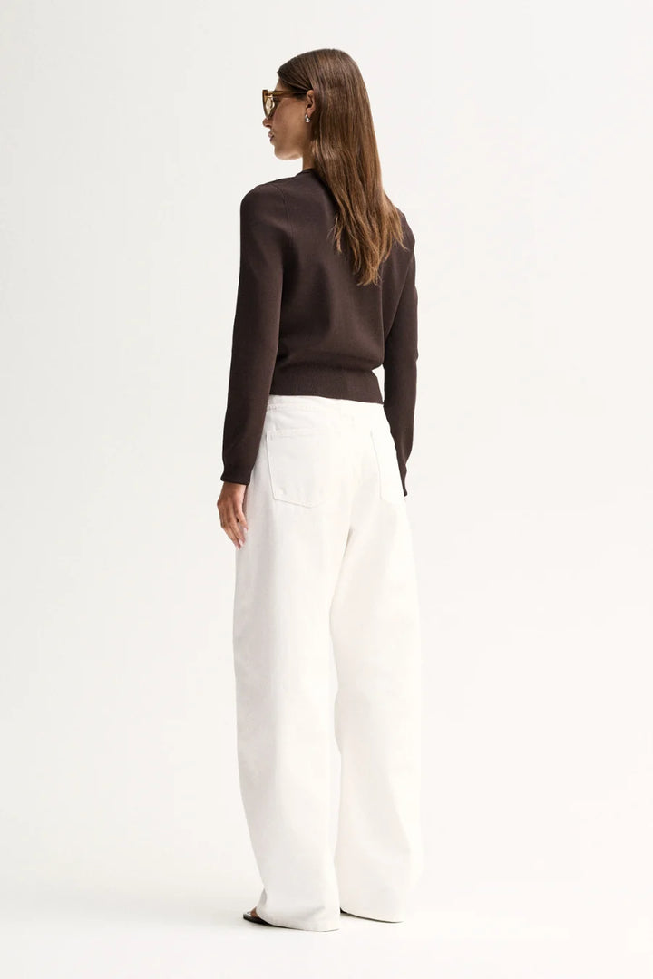Penny Knit Cardigan - Chocolate
