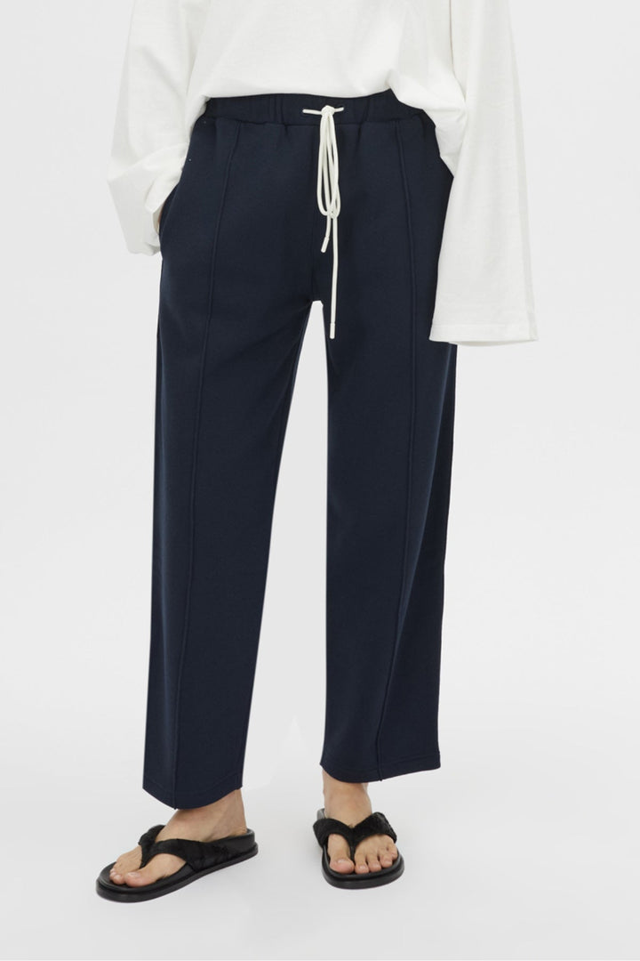 Zylus Track Pant - Navy/White