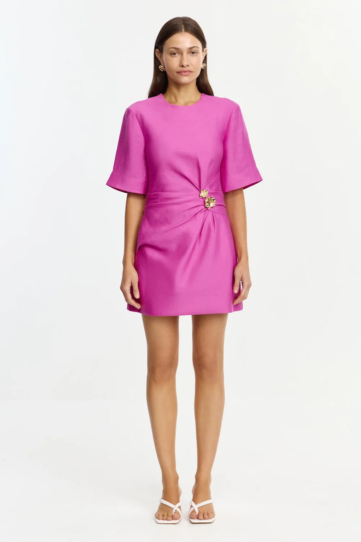 Mannersly Mini Dress - Pink Topaz