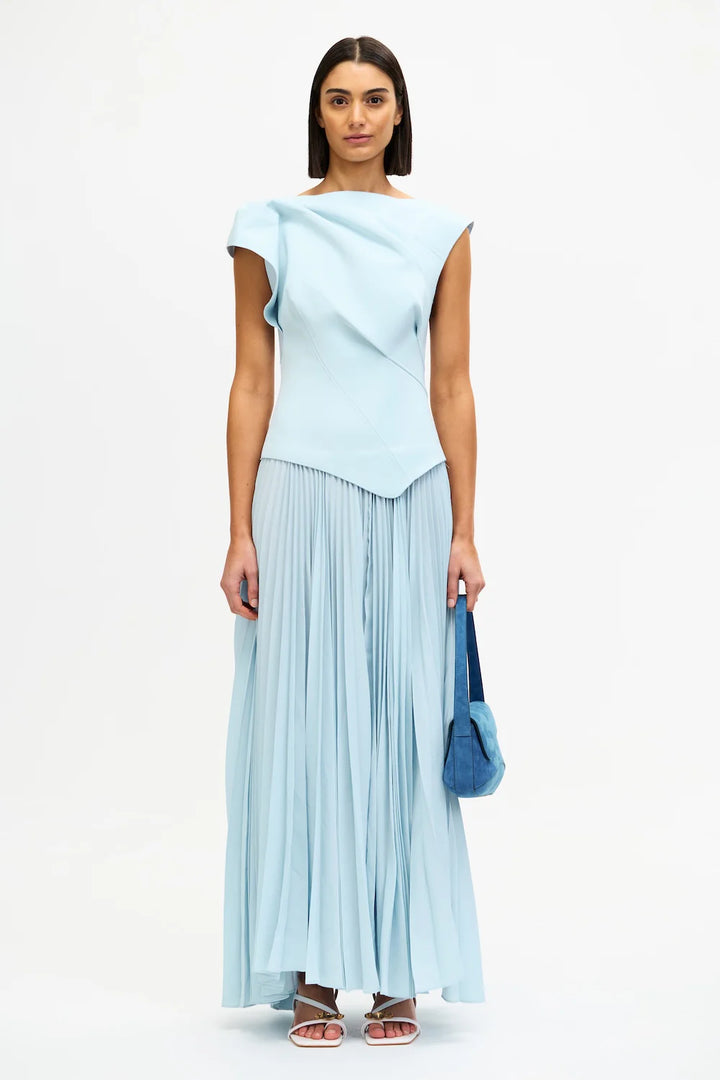Cornmore Midi Dress - Powder Blue