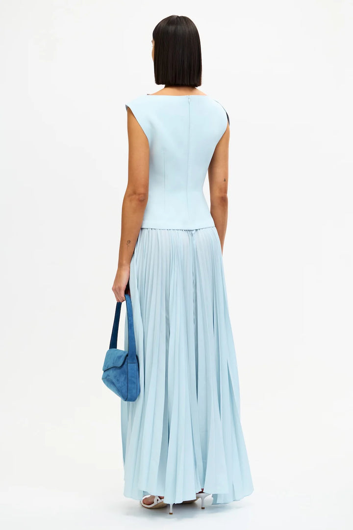Cornmore Midi Dress - Powder Blue