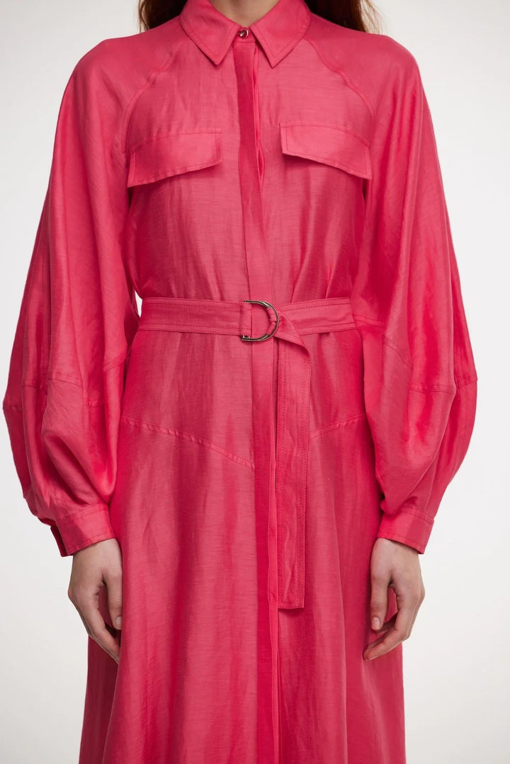 Pennarly Midi Dress - Berry Pink