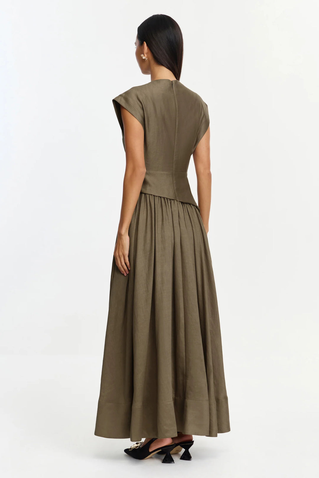 Mannersly Maxi Dress - Pecan