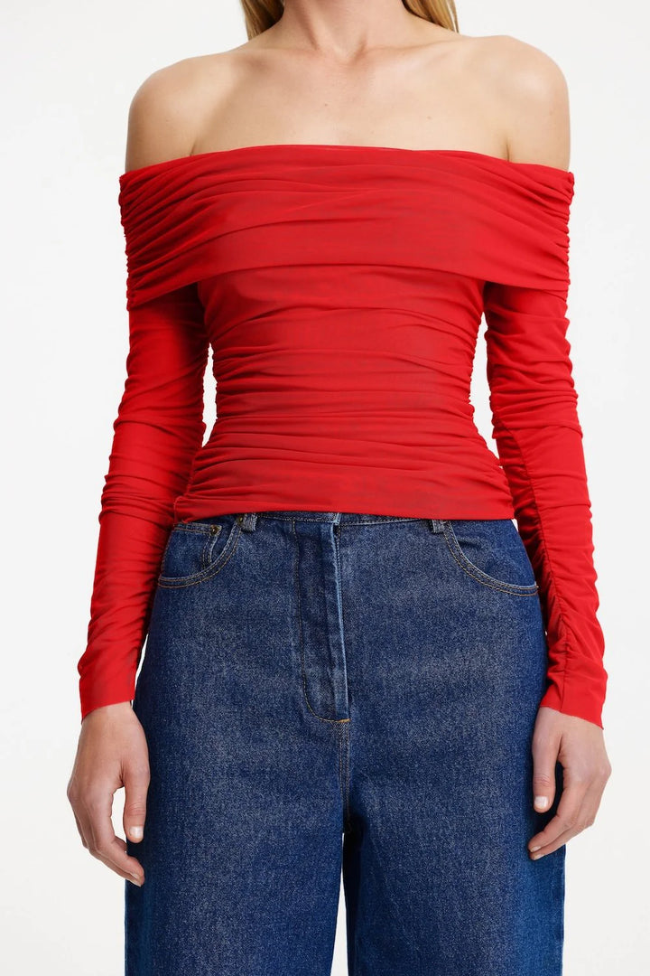 Tillie Long Sleeve Top - Chilli
