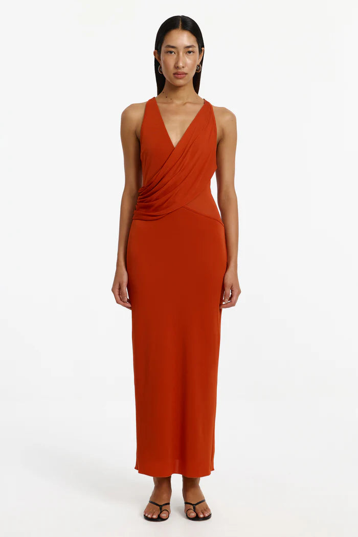 Jolie Maxi Dress - Terracotta