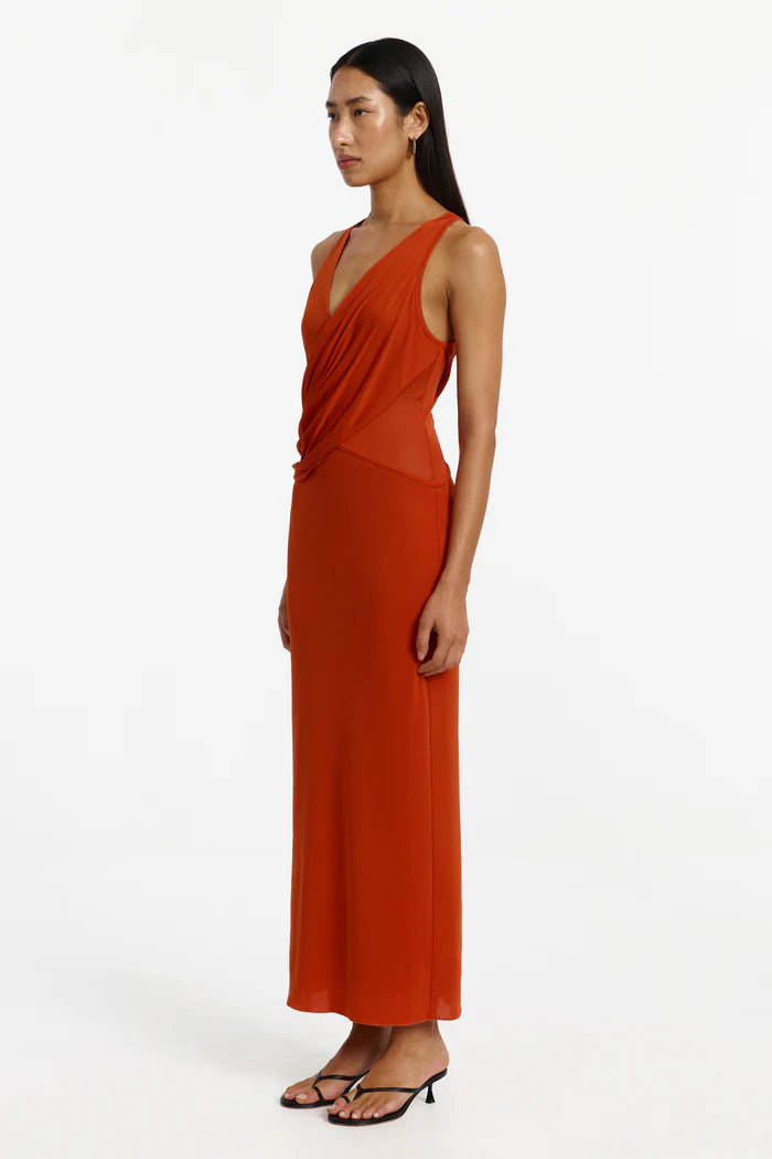Jolie Maxi Dress - Terracotta