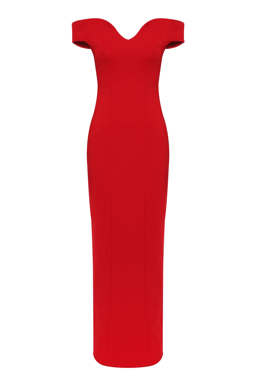 Modernist Maxi Dress - Red