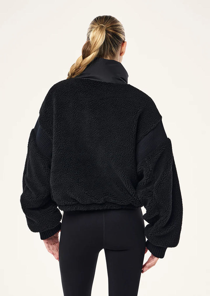 District Crop Jacket  - Black