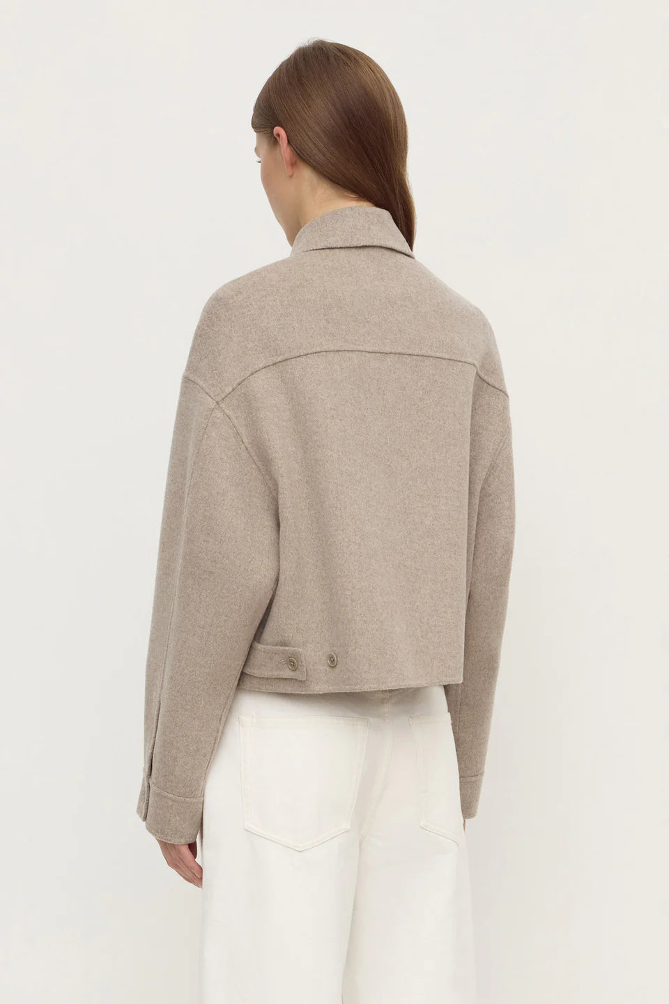 Dallas Wool Jacket - Pebble
