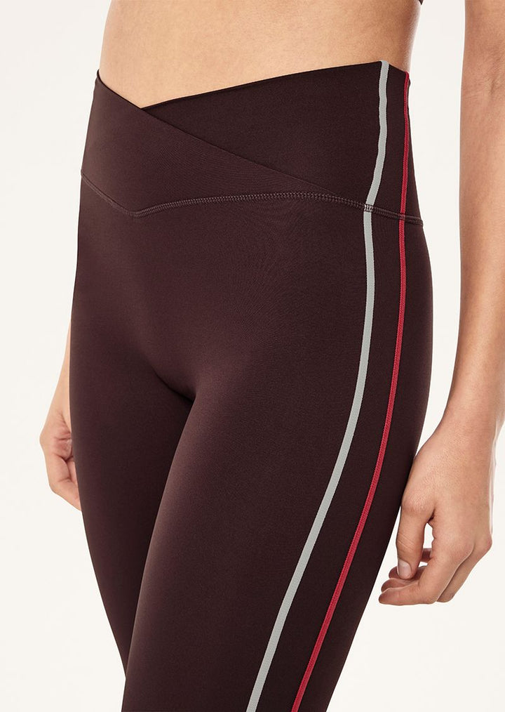 Clarity FL Legging - Dark Plum/Soft Pink