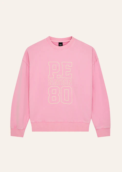 Elysian Sweat - Washed Prism Pink