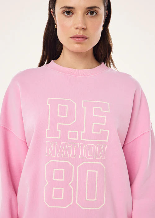 Elysian Sweat - Washed Prism Pink