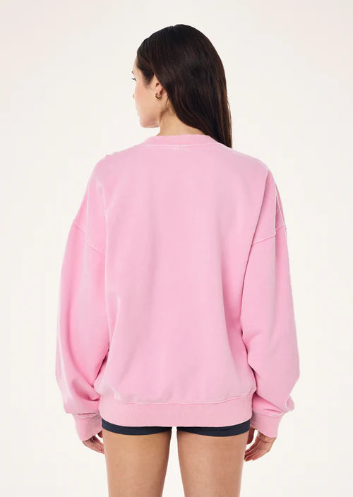 Elysian Sweat - Washed Prism Pink