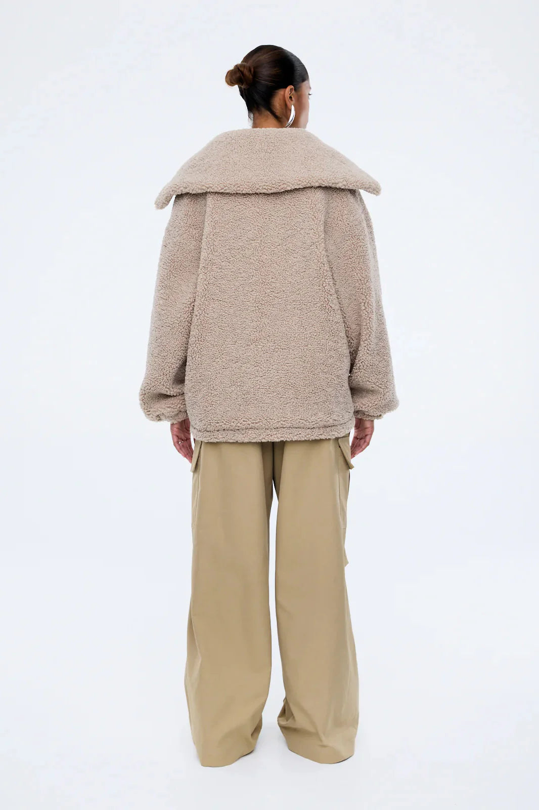 Tina Teddy Jacket - Birch