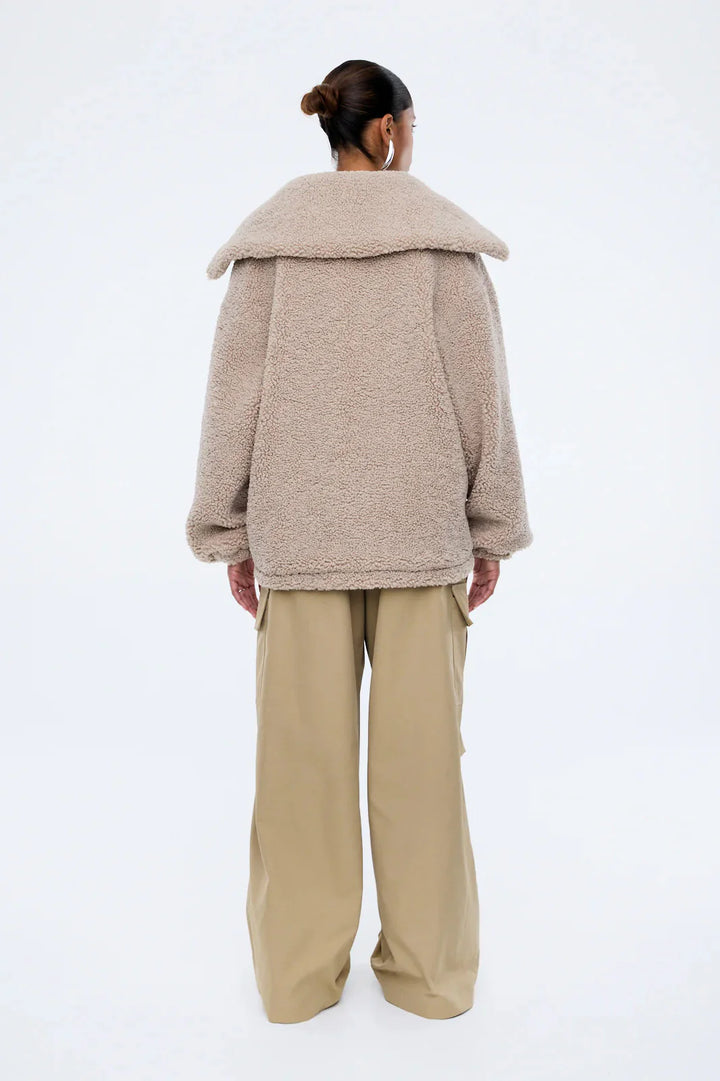 Tina Teddy Jacket - Birch